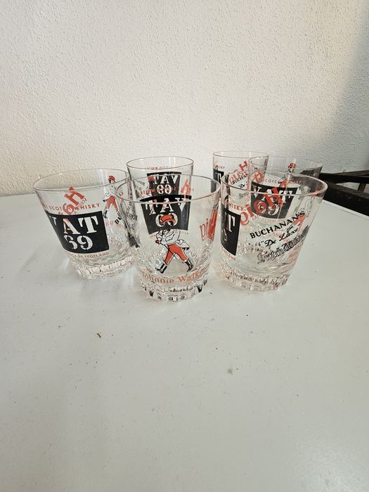 Copos whisky johnnie walker