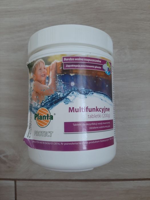 Multifunkcyjne tabletki do basenu