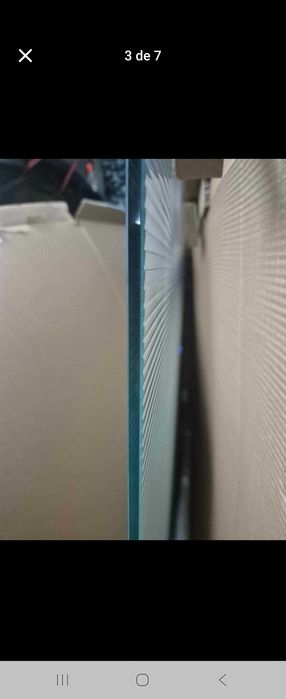 Vidro fixo de duche novo 140x200 de 8mm novo (embalado)