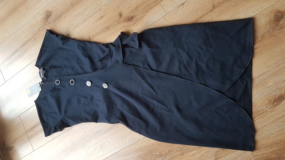 Okazja Emporio Armani sukienka granatowa elegancka Made in Italy 36 S