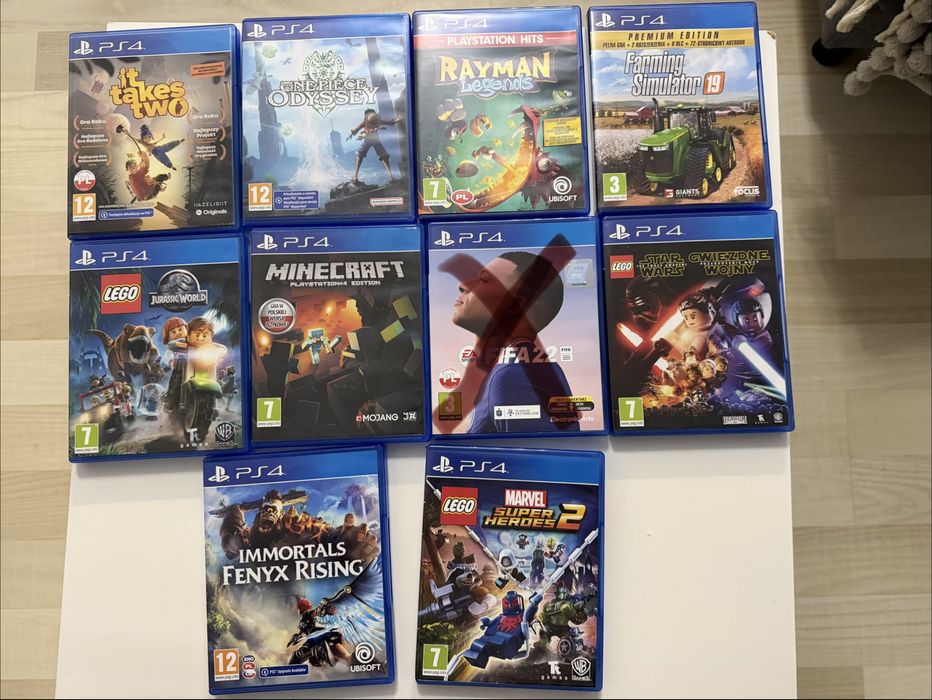 Ps4 Slim 1T + Pad + 9 gier