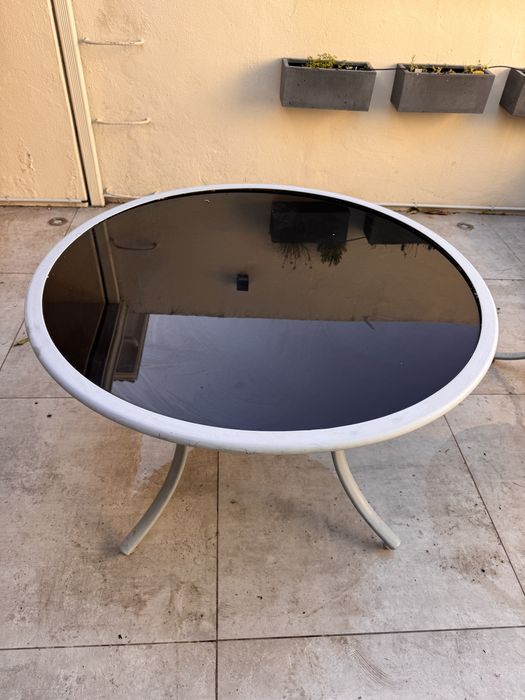 Mesa jardim preta