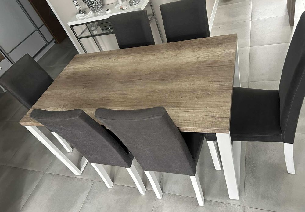 krzesła tapicerowane 6 szt.