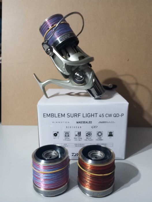 Daiwa Emblem Surf Light 45 CW QD-P