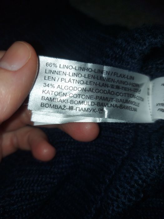 Massimo Dutti джемпер лён L-XL