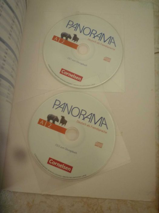 Manual e caderno de actividades alemão Panorama A1 com CDS Cornelsen