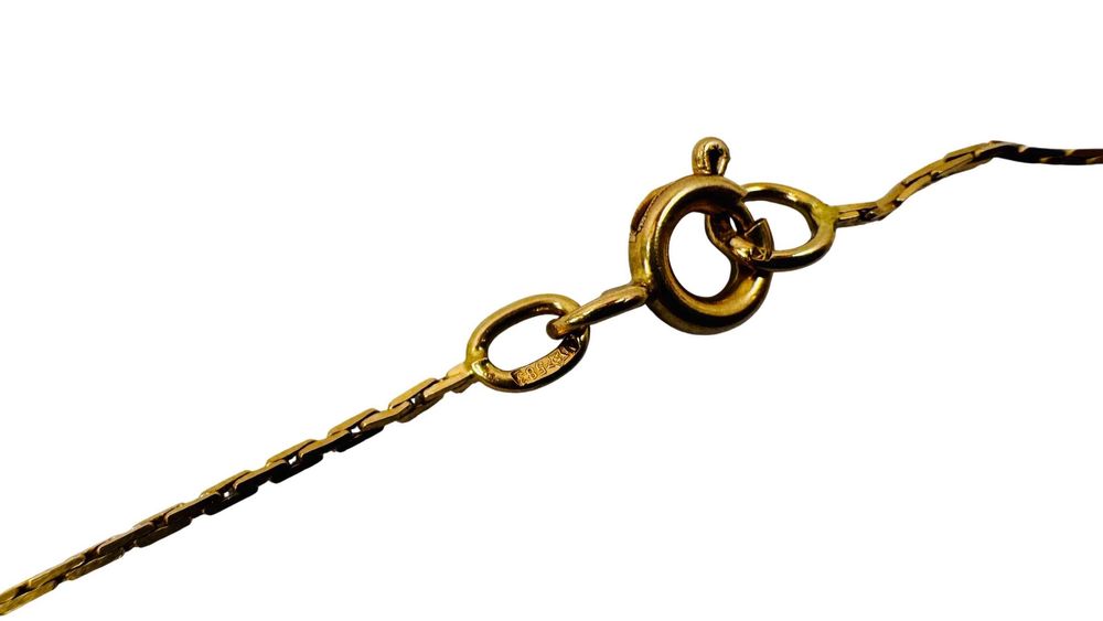 Złoty łańcuszek taśma próba 585 47cm 2,33g