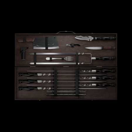 Подарункові набори для мангалу Moltis | шампури + мангал + аксесуари