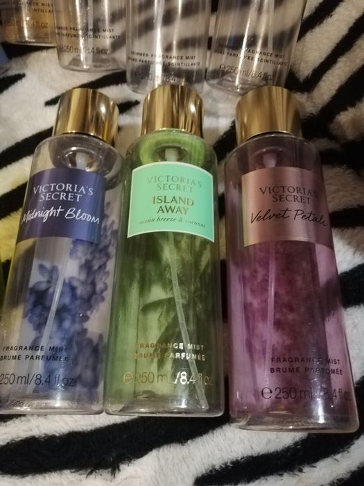 Kolekcjonerskie butelki Mgiełki Victoria's Secret
