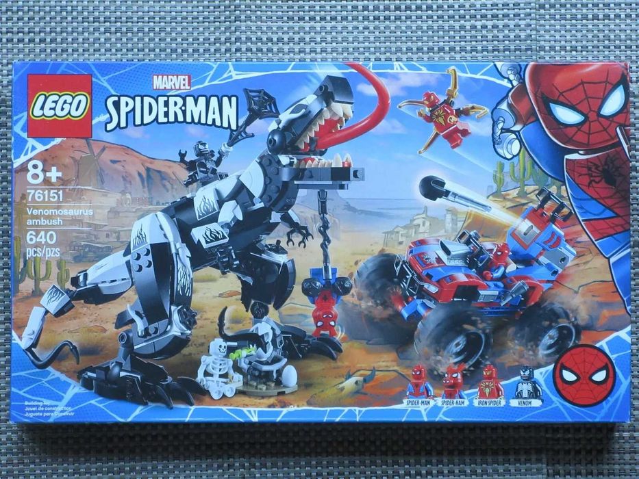 Lego 76151 Spider-Man - Emboscada a Venomosaurus - Novo Selado
