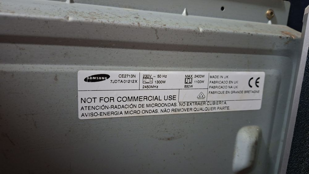 Microondas Samsung usado