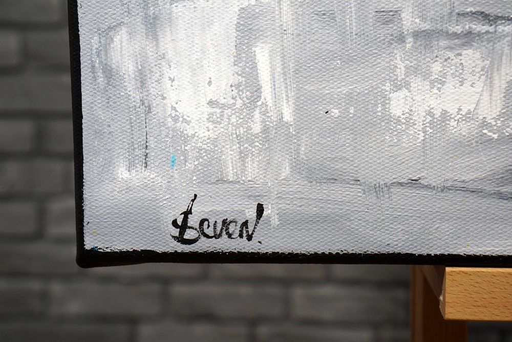 Obraz ręcznie malowany abstrakcja pop art akt akrylowy duży kolorowy