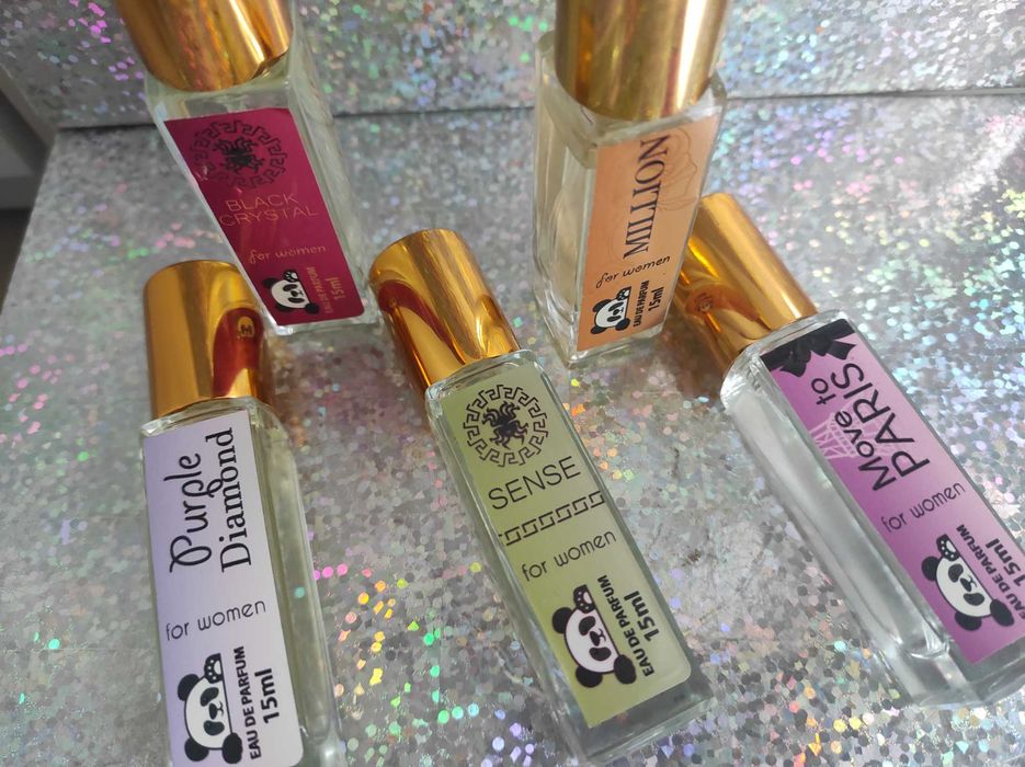 Perfumetki Komplet 5 sztuk,zestaw inspiracje