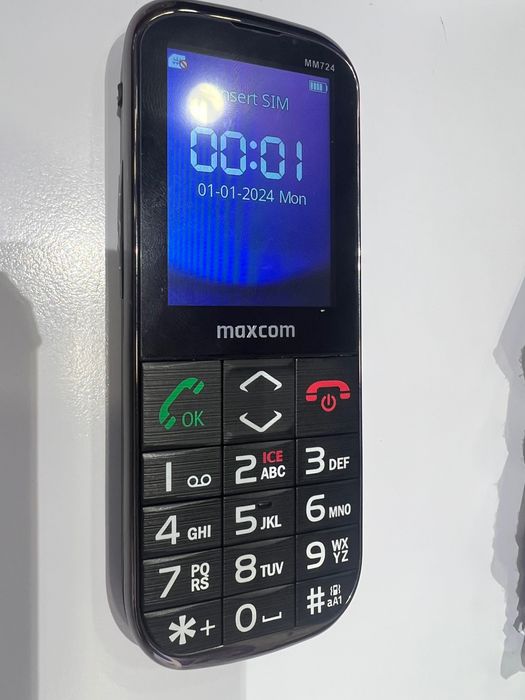 Nowy Telefon MaxCom Comfort MM 724 4G Czarny