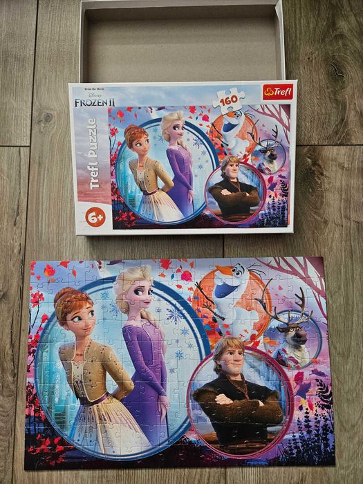 Пазл Trefl Frozen 2 Приключения сестер 160 деталей (15374)