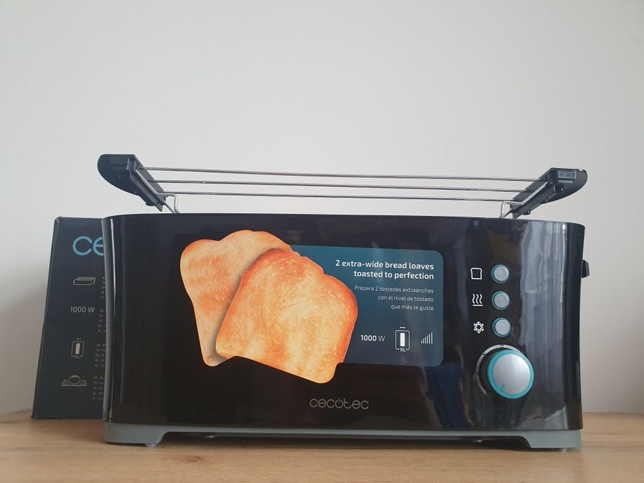 Toster Cecotec Toast&Taste Extra B czarny 1000W