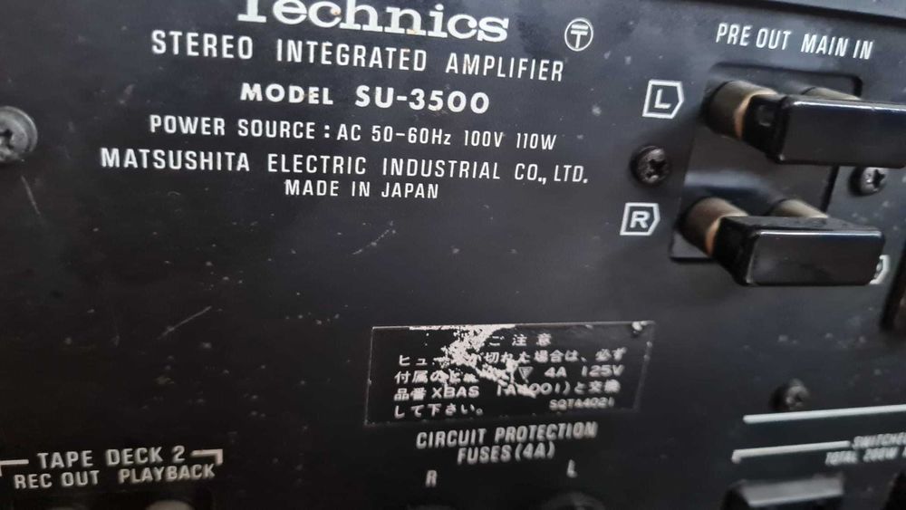 Wzmacniacz Technics SU 3500 Japonia Oryginał.