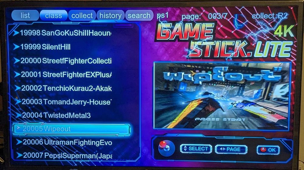 Consola 4K game stick lite retrogaming