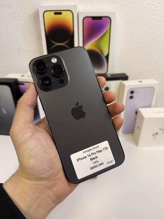 iPhone 14 Pro Max 1Tb Black Neverlock 100%