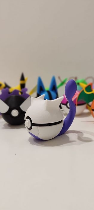Mewtwo pokeball pokemon 3d
