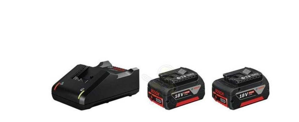 Power Set Carregador + 2 Baterias 18V 4.0Ah Bosch Profession