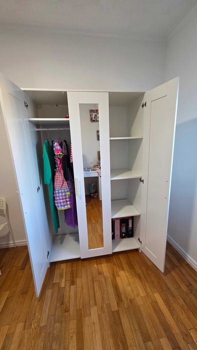Roupeiro com 3 portas, 117x50x190cm – BRIMNES Ikea