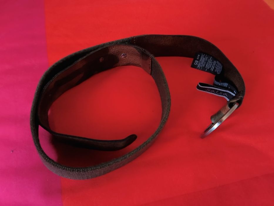 Cinto Salsa Jeans – Estilo Tropa em Couro Castanho e tecido!