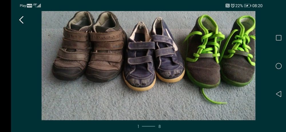 Zestaw butów 25, 7 Clarks, Bartek