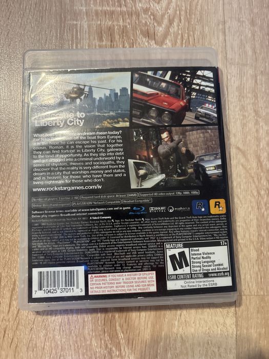 Gra gta 4 na ps 3