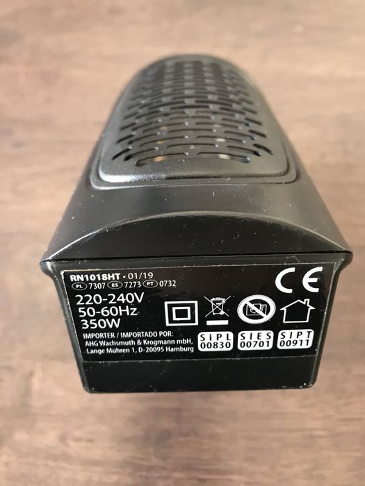 Aquecedor portátil de corrente