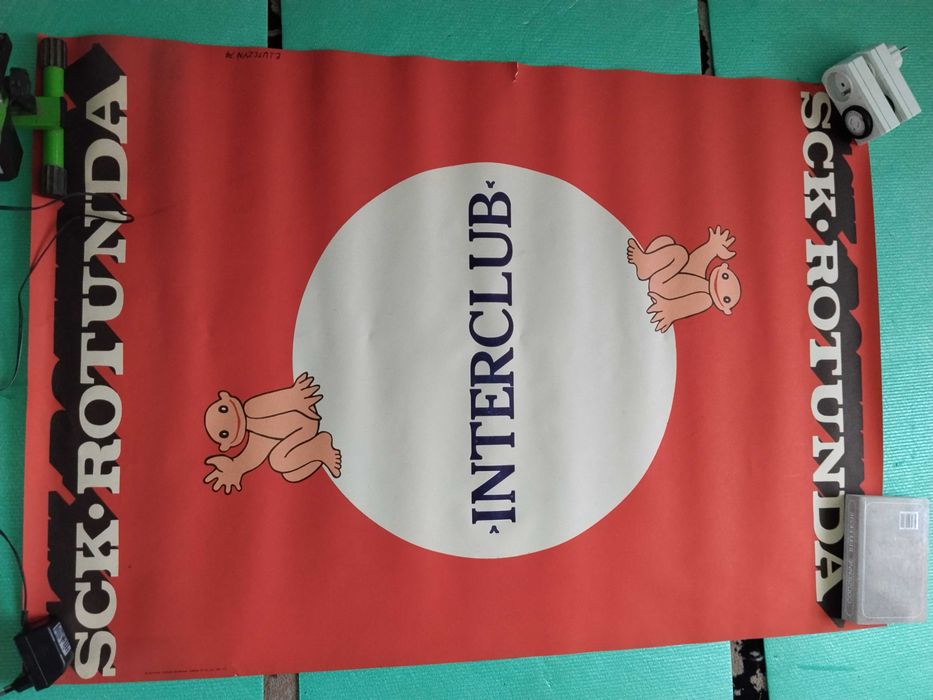 Stary plakat z 70-tych, oryginał, w bardzo dobrym stanie.
