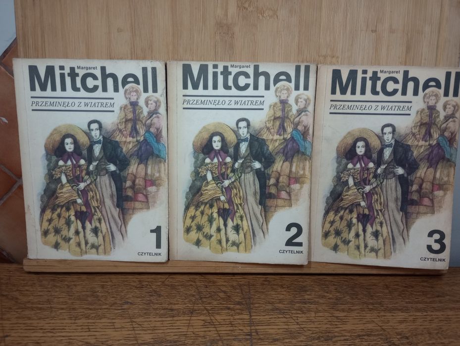 Przeminęło z wiatrem. Margaret Mitchell. 1+2+3 tom.