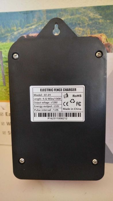 FarmNix EF-01 Energizador Cerca Elétrica 12kV 2J até 15 km