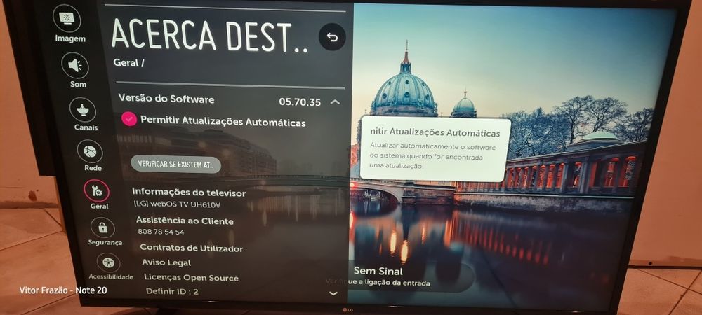 Smart TV LG, 4K, 49 polegadas