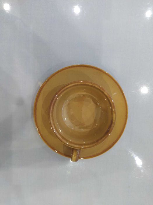 Кофейный набор 6 чашек с блюдцами и подставкой