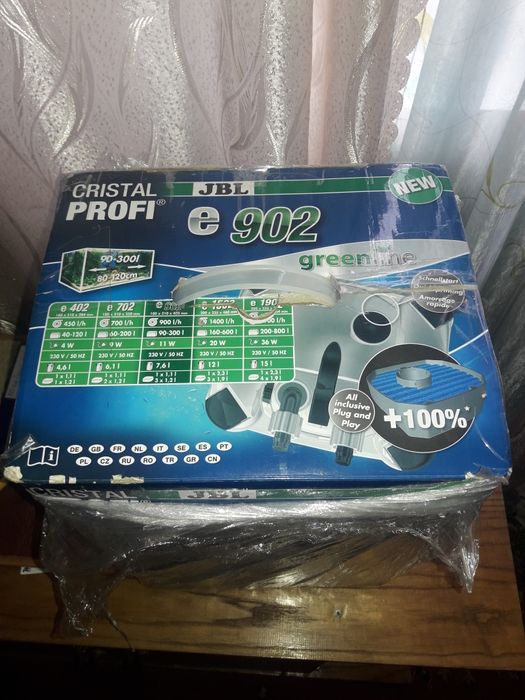 Внутрішній фільтр Cristal Profi 902fi+Lili Pipe+проточний нагрівачйfi