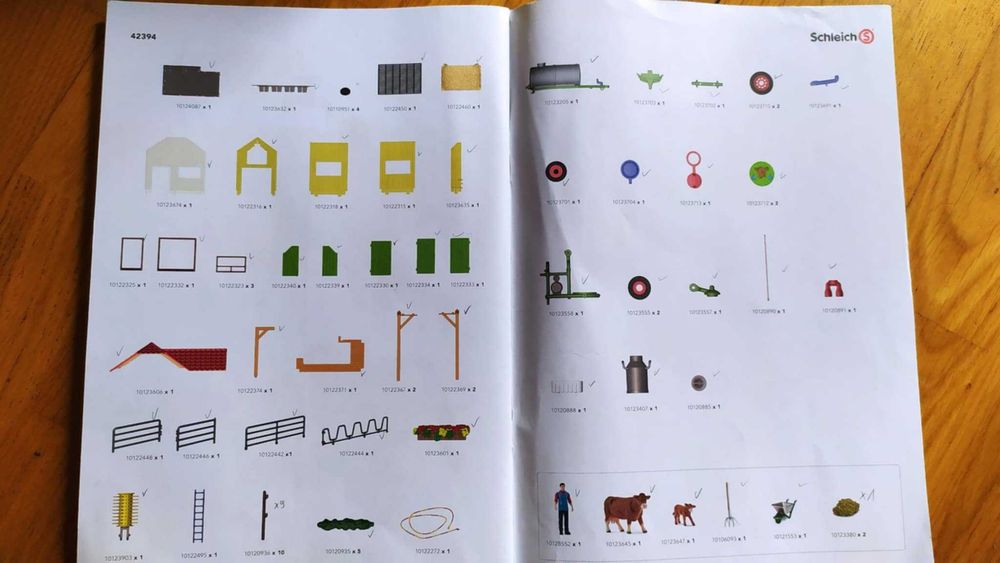 Sprzedam używany komplet Schleich Farma World