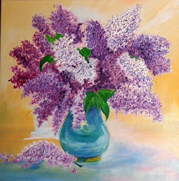 Obraz 40*40cm farbami olejnymi