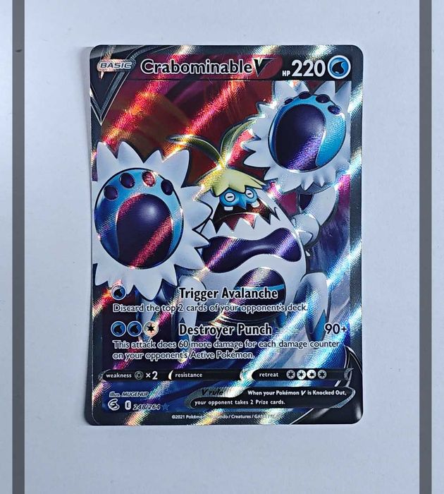 Crabominable V 248/264 FST Pokemon ENG-NM