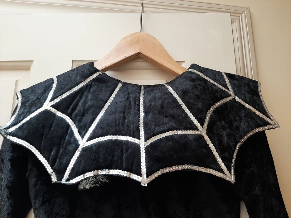 Sukienka wrozki krolowa nietoperzy Halloween bal przebranie
