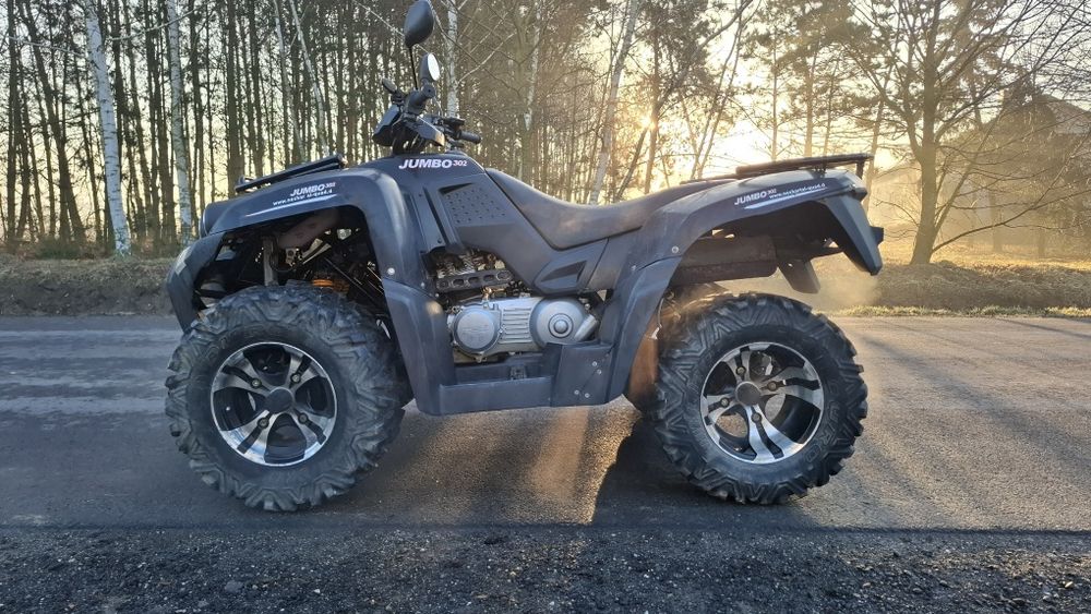 Quad SMC JUMBO 302 homologacja,wyciagarka,hak ,pług,kardan
