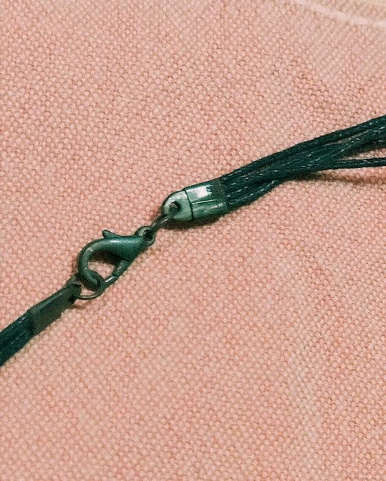 Colar com Pendente em Pedra- Estilo Tribal e Artesanal