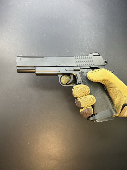 Металевий пістолет SS 1911 Tactical - модель V18 чорний (іграшка)