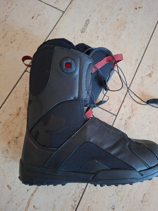 Snowbord K2,buty Salomon.