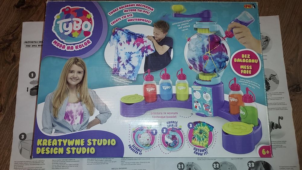 Kreatywne studio  TYBO do farbowania  ubrań tie dye EPEE 6+