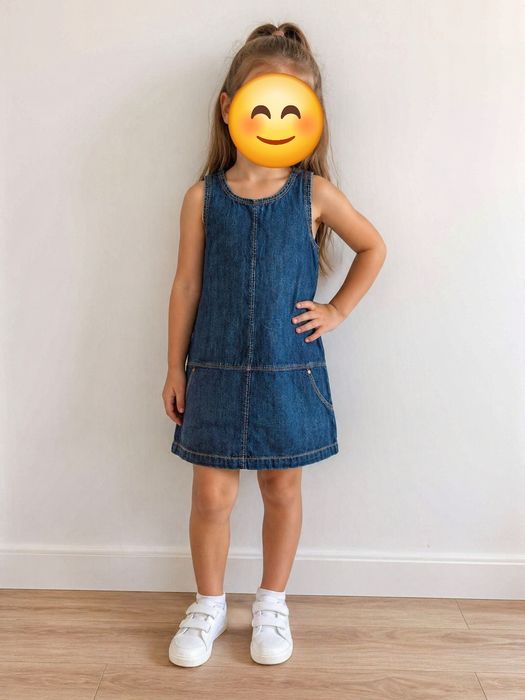 Letnia sukienka jeansowa 104