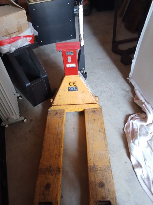 Porta paletes com balança