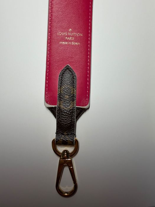Alça Louis Vuitton Bandoulière Monogram / Hot Pink (Ref: J02285 D.Code:BC2178) - Original & Muito Bom Estado