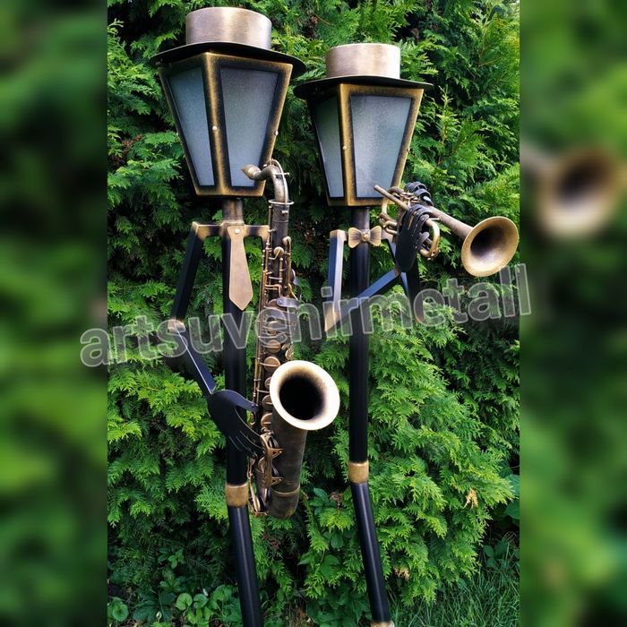 Заботливый, вежливый кованый фонарь с зонтом Уличное освещение.