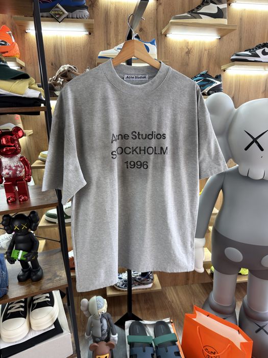 Футболка ACNE Studios Stockholm 1996 Faded Grey Rick Owens
